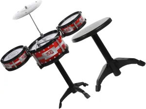 1 Set Jazz Drum Musical Kit Assorted Color Preschool Drum Set for Develops Music Skills Creativity and Motor Skills Safe Material for Early Education