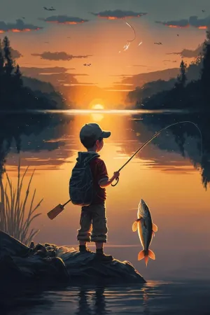 1000 Pieces Puzzles for Adults - Fishing Junior Jigsaw Puzzle - Family Entertainment Leisure Fun Interactive, Relaxing Holiday Puzzles