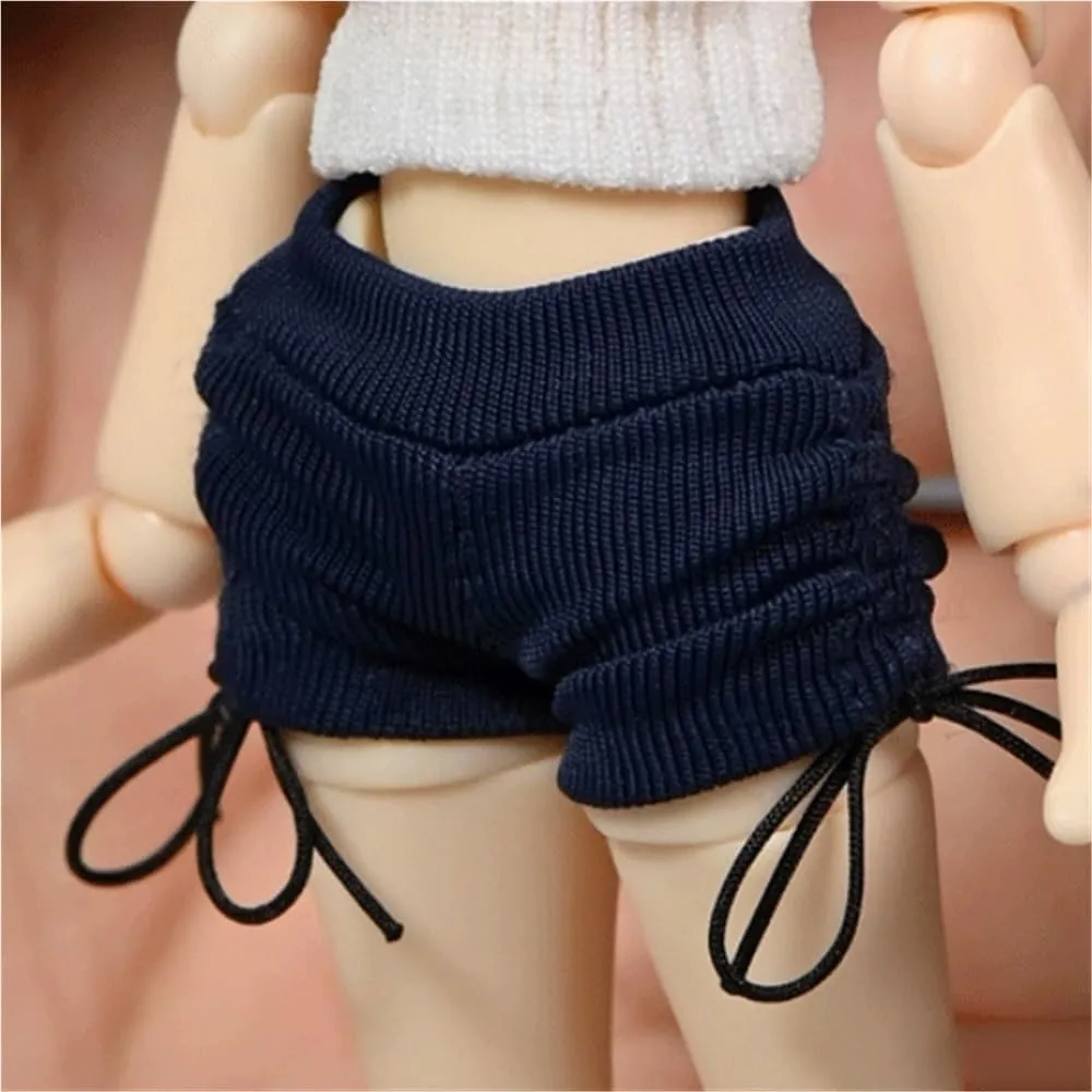 1/12 Scale Female Soldier Figure Clothes Casual Knit Shorts for 6" Movable Doll Action Figure Accessories Doll