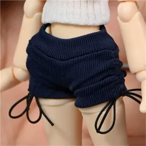 1/12 Scale Female Soldier Figure Clothes Casual Knit Shorts for 6" Movable Doll Action Figure Accessories Doll