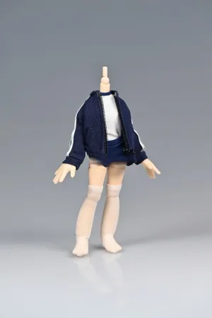 1/12 Scale Female Soldier Model Figure Doll Clothes Jacket T-Shirt Shorts Long Stockings for 6 Inch Movable Doll Action Figure Accessories Doll