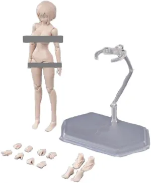 1/12 Scale Male Figure Body Female 6 inch Flexible Action Figure Body Miniature Doll PL010US