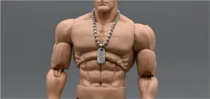 1/12 Scale Male Soldier Model Figure Doll Chain Necklace Pendant Necklace for 6 Inch Movable Action Figure Doll Toy Miniatures Accessories Doll
