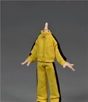 1/12 Scale Male Soldier Model Figure Doll Clothes Long Sleeve Casual Hoodie Pants for 6 Inch Movable Doll Action Figure Accessories Doll