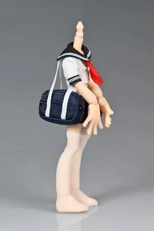 1/12 Scale Male/Female Soldier Model Figure Doll Clothes Handbag Bag Accessories for 6 Inch Movable Doll Action Figure Doll