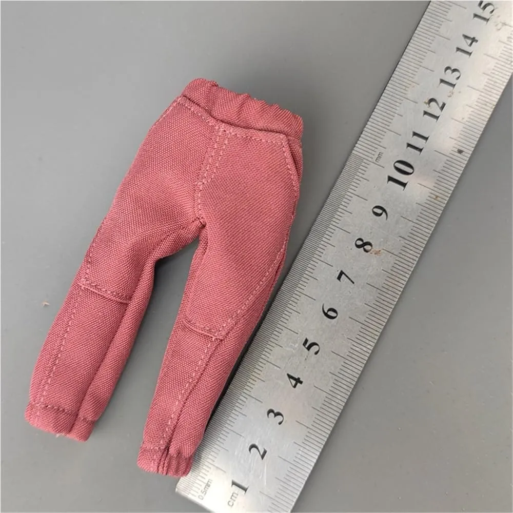 1/12 Scale Male,Figure Doll Clothes Cargo Pants Sweatpants Costume for 6" Male Soldier Action Figure Doll(Red)