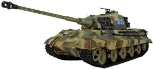 1/16 Scale Radio Remote Control German King Tiger Henschel Turret Air Soft RC Battle Tank Smoke & Sound Model:
