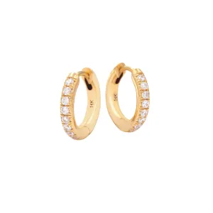 13MM FRENCH PAVE HUGGIES