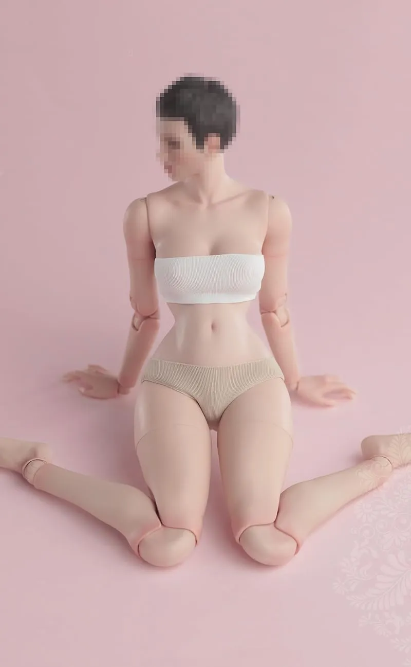 1/6 Scale Female Body,12inch Worldbox Female Joint Flexible Pale Skin Bee Waist Version Action Figure Body Collection