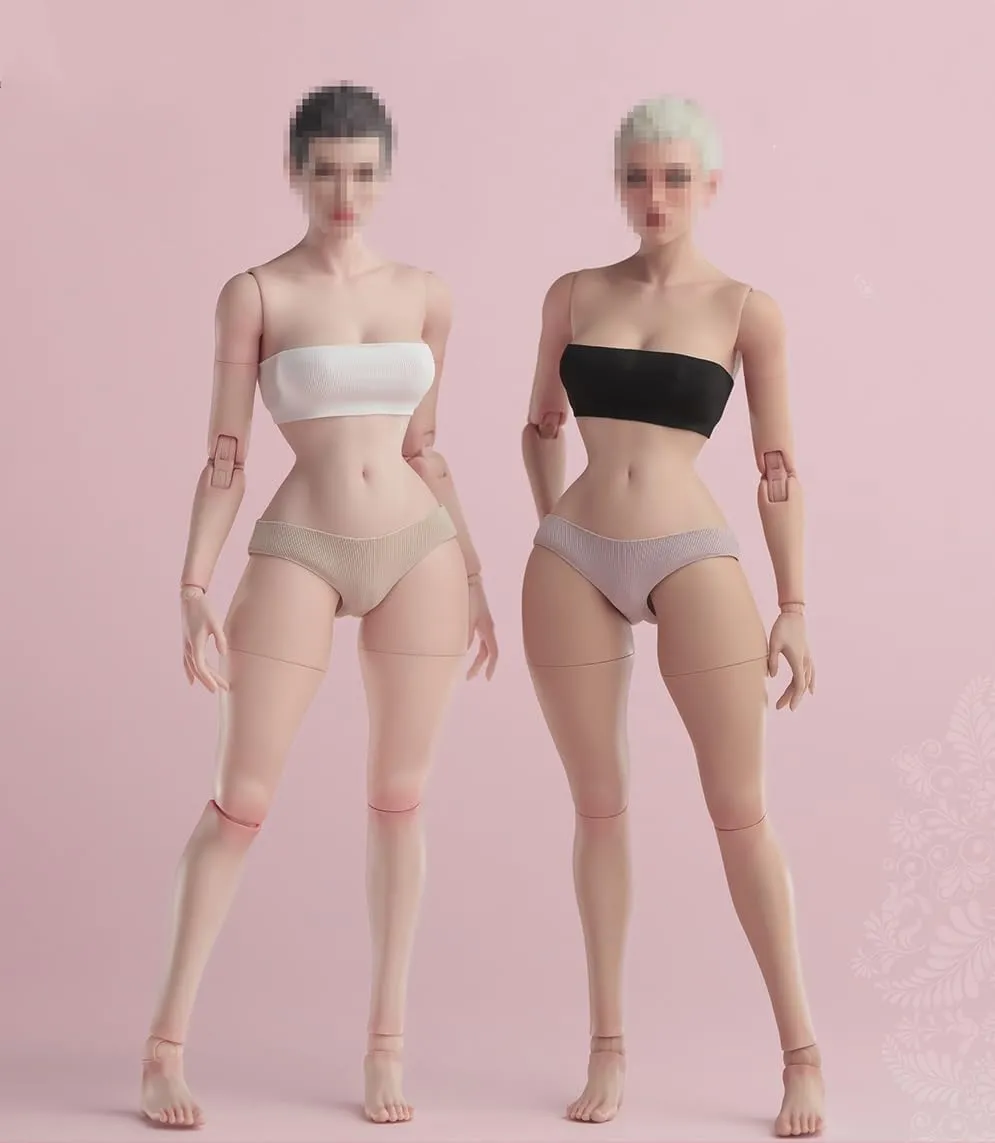 1/6 Scale Female Body,12inch Worldbox Female Joint Flexible Pale Skin Bee Waist Version Action Figure Body Collection