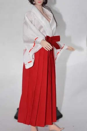 1/6 Scale Female Soldier Model Figure Doll Kimono Cardigan Long Skirt Clothes for 12 inch Action Figure Doll Clothes Doll