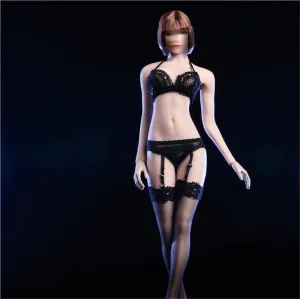 1/6 Scale Female Soldier Model Figure Doll Lace Underwear Underpants Lace Stockings Clothes for 12 inch Action Figure Doll Clothes Doll