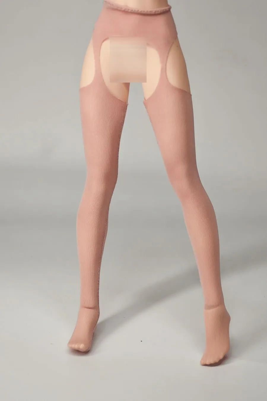 1/6 Scale Female Soldier Model Figure Doll Long Sock Trousers Leggings for 12 Inch Action Figure Doll Clothes Doll(Pink)
