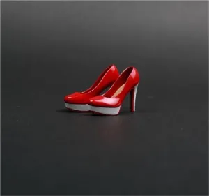 1/6 Scale Female Soldier Model Figure Doll Shoes High Heeled Ankle Shoes for 12 Inch Movable Doll Action Figure Accessories Doll