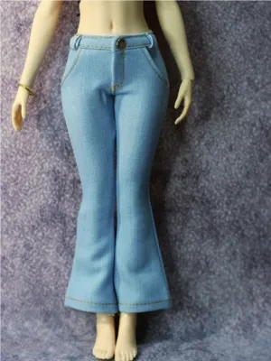 1/6 Scale Female,Figure Doll Clothes High Waist Denim Jeans Costume for 12" Soldier Action Figure Doll