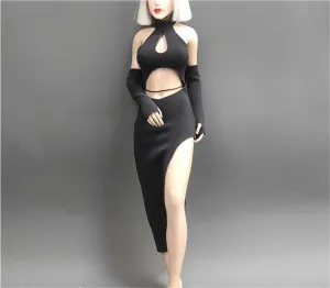 1/6 Scale Female,Figure Doll Clothes Knit Dress Hand Sleeves Costume for 12" Female Soldier Action Figure Doll