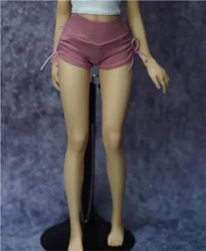 1/6 Scale Female,Figure Doll Clothes Shorts Drawstring Shorts Costume for 12" Soldier Action Figure Doll(Pink)