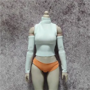 1/6 Scale Female,Figure Doll Clothes Turtle Neck Long Sleeve T Shirts Costume for 12" Soldier Action Figure Doll