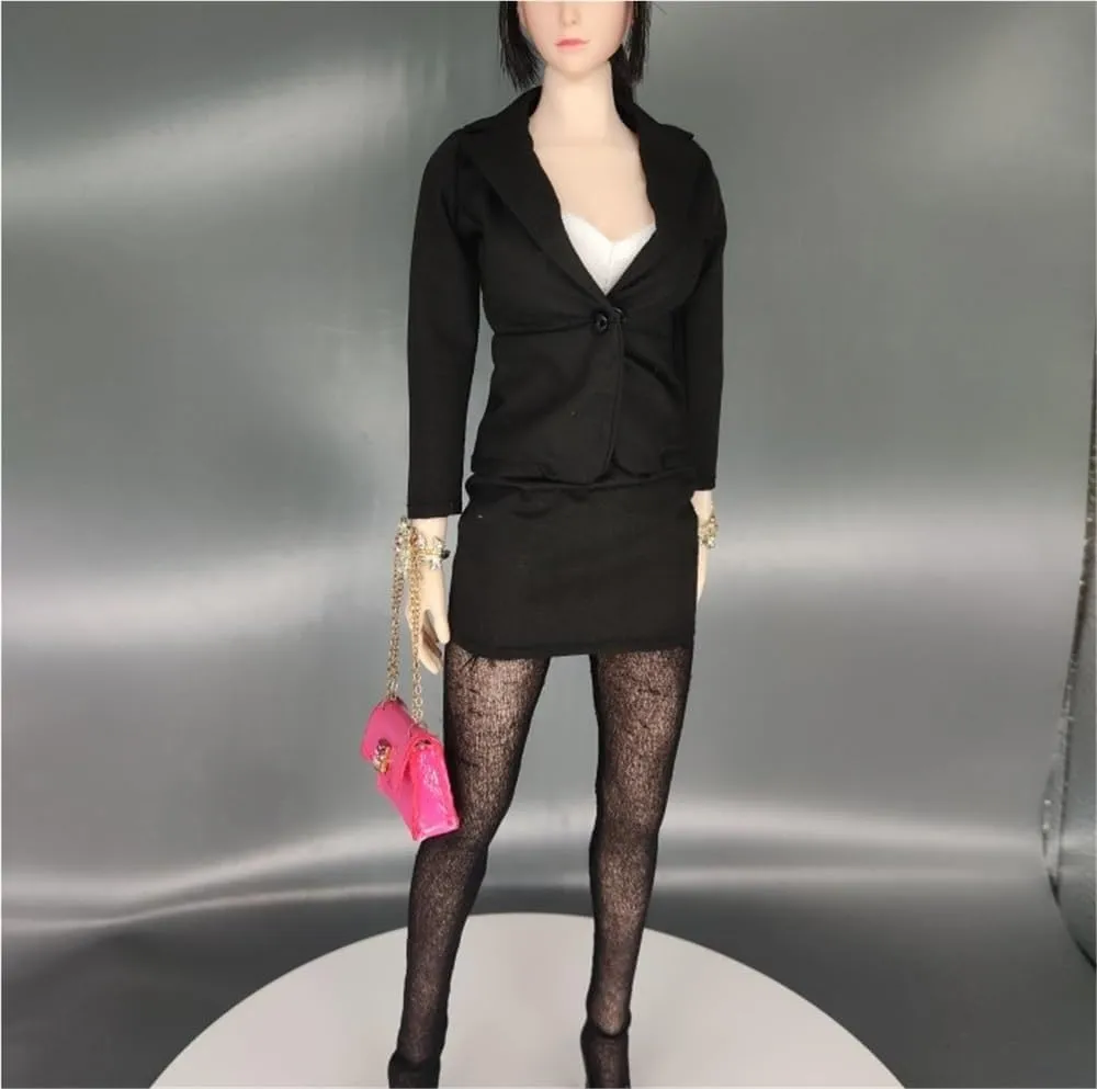 1/6 Scale Female,Figure Doll Clothes Uniform Jacket Half Skirt Costume for 12" Soldier Action Figure Doll
