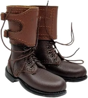 1/6 Scale Male Soldier Model Figure Doll Boots R3Q2 for 12" Movable Doll Action Figure，Flexible Seamless Doll Miniatures Accessories Doll