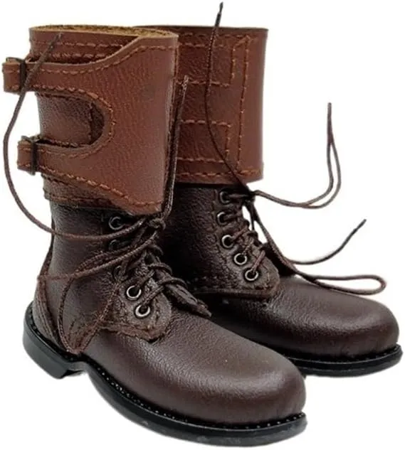 1/6 Scale Male Soldier Model Figure Doll Boots R3Q2 for 12" Movable Doll Action Figure，Flexible Seamless Doll Miniatures Accessories Doll