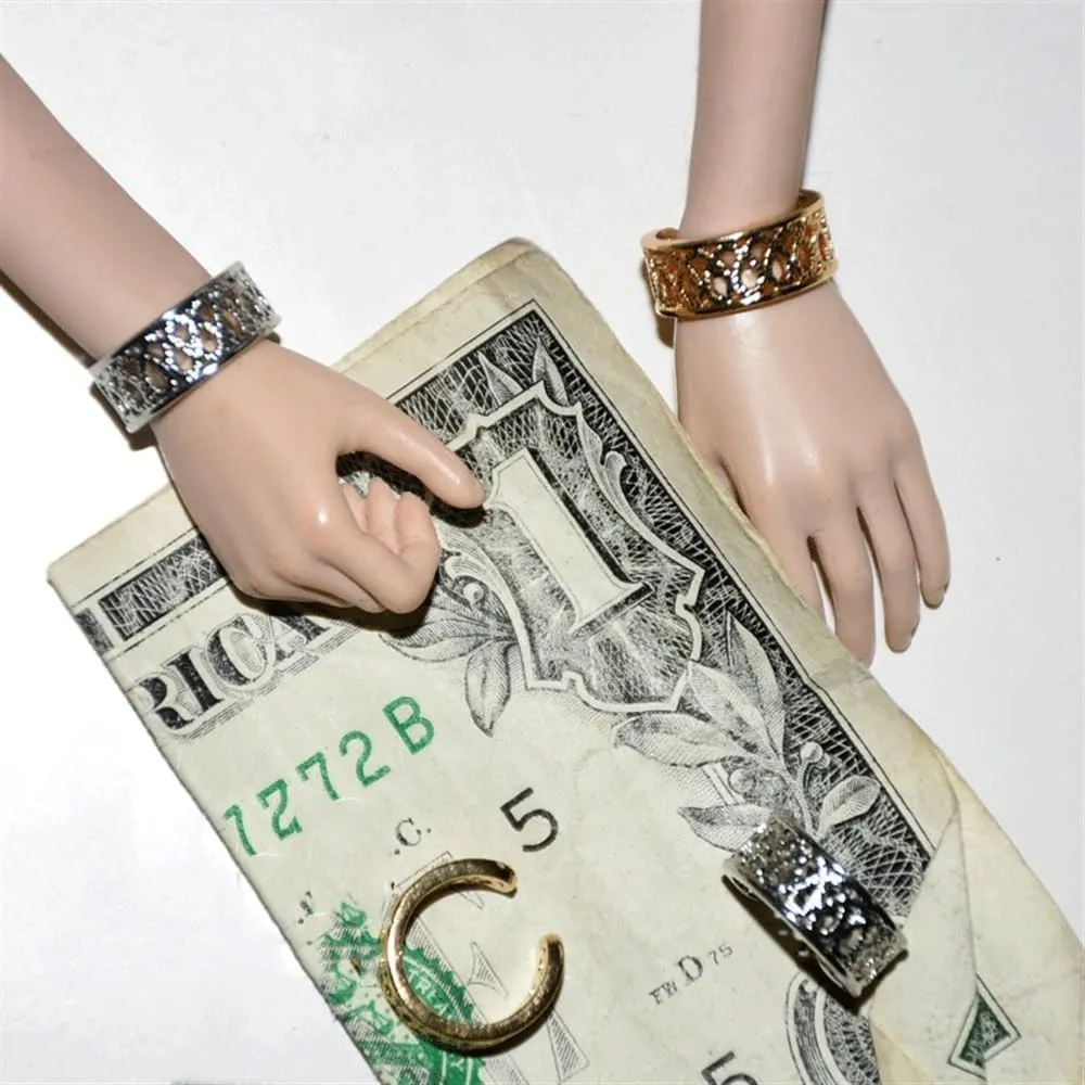 1/6 Scale Soldier Model Figure Doll Bracelet 8A2S for 12 inch Movable Action Figure，Doll Miniatures Accessories Doll(Silver)