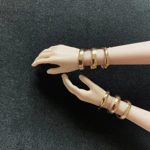 1/6 Scale Soldier Model Figure Doll Bracelet 9Y28 for 12 inch Movable Action Figure，Doll Miniatures Accessories Doll(Gold)