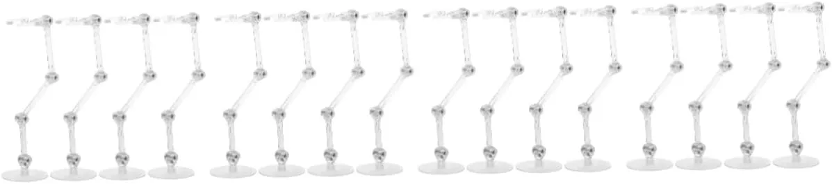 16pcs Desktop Figure Stand Sturdy Action Figure Display Holder for Dolls and Models Versatile Bracket for Showcasing Collectibles Design for Stability and Easy Arrangement