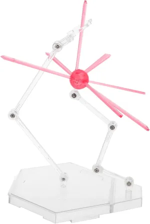 1Set Doll Display Stand with Effects Model Support Base Figures Flexible Angles for Creative Display Lightweight and Easy Assembly