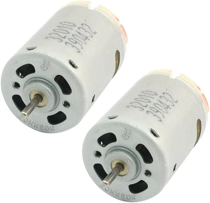 2X High Speed Magnetic Motor For Electric Toy Plush, DC 12V 21000RPM