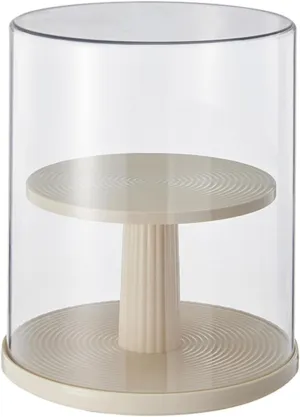 360 Degree Rotating Action Figure Display Box Anime Models Showcase Collectibles Storage