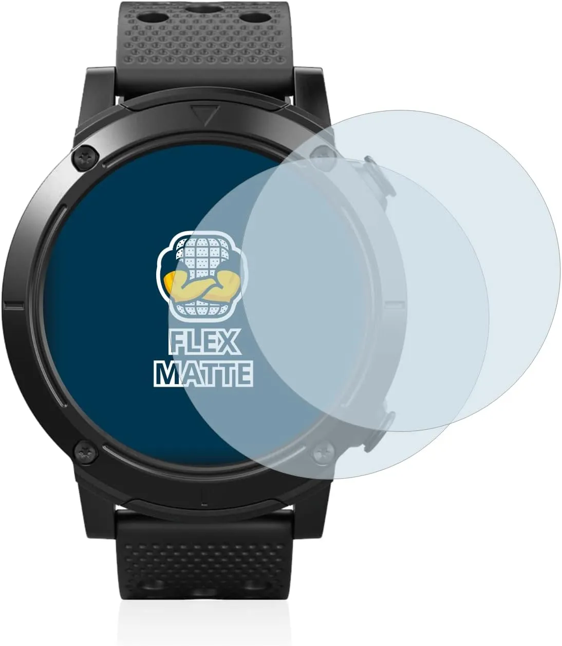 3D Curved Screen Protector Matte Compatible with SilverCrest Smartwatch Sport (2 Pack) - Full Screen Coverage