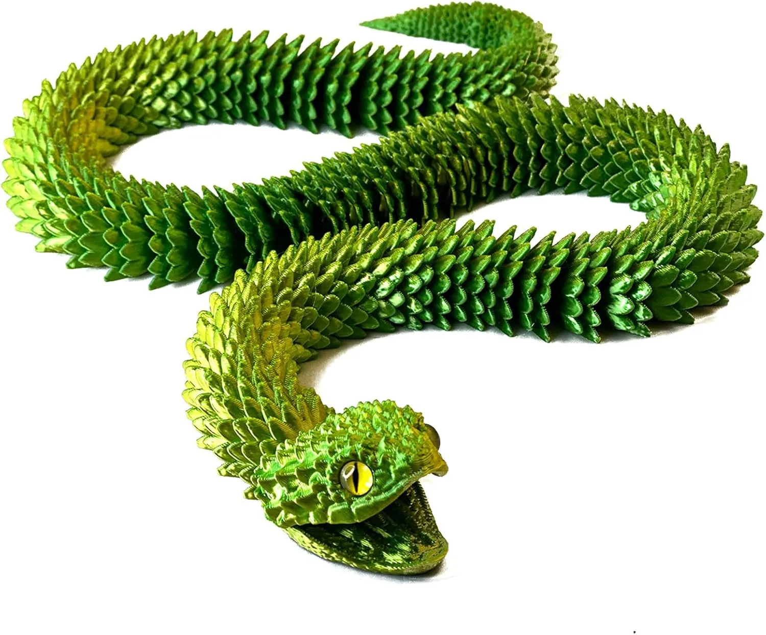 3D Printed Snake Flexible Animal Decorative Collectible