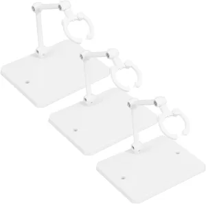 3pcs Adjustable Display Holder Bases Figures Stable Support Stand for Doll Models Lightweight and Portable Display Supply for Collectors and Home Decor