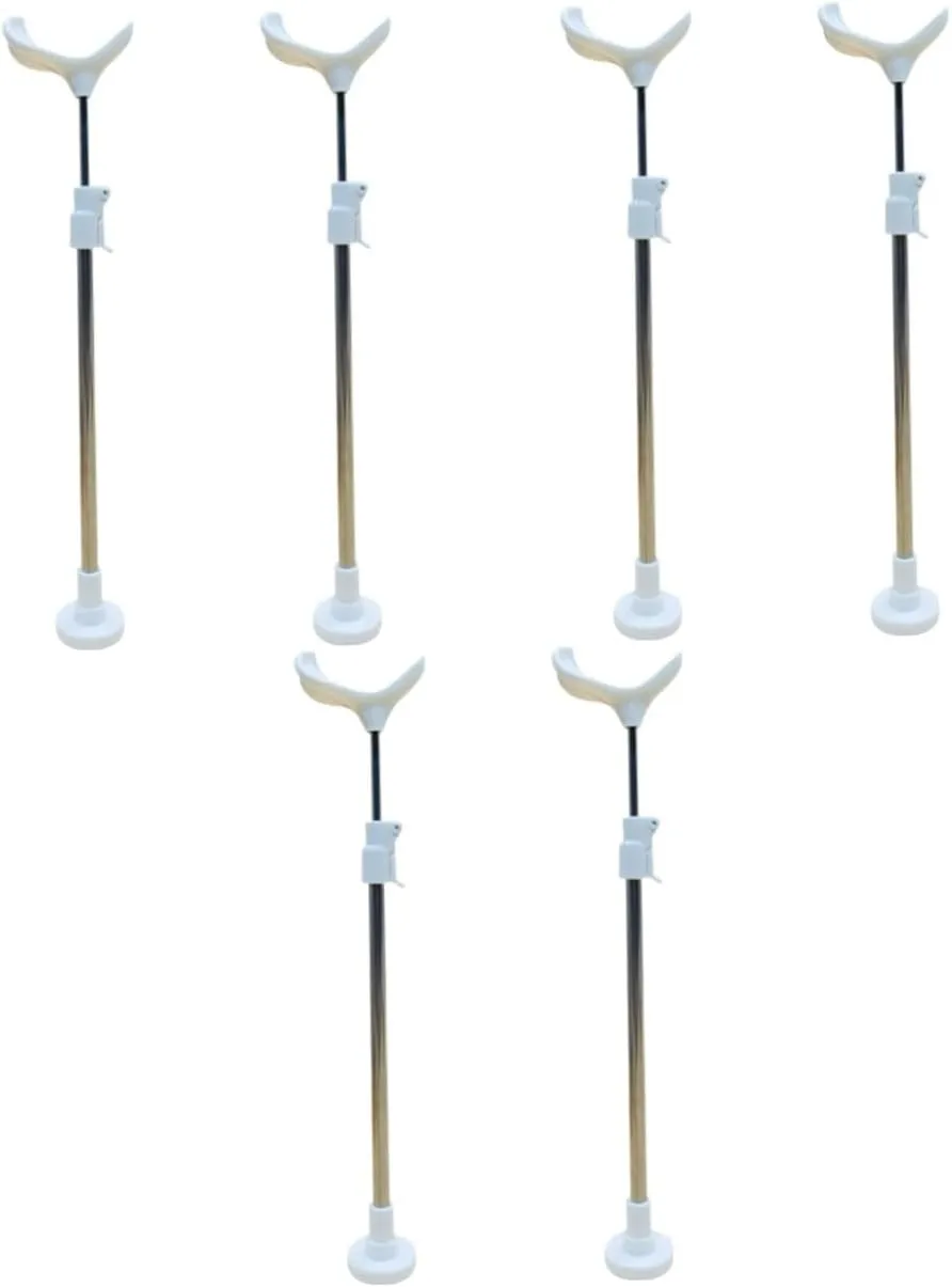 3sets Action Figure Display Stands 3-Height Adjustable Doll Holders Sturdy Easy to Use Ideal for Birthdays Boys and Girls's Rooms 2pcs*3