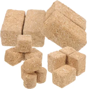 4 Sets Mini Hay Bales for Crafts of Realistic Decor for Dollhouse Farm Layout Miniature Straw Bales for Decoration Easy to Arrange for Autumn Harvest and Themed Parties
