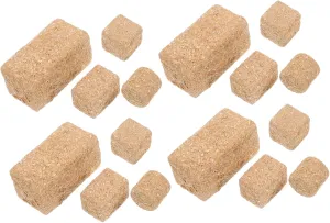 4Sets Lightweight Straw Bales for Farm Scene Realistic Mini Haystacks for Crafts and Dollhouses Various Shapes