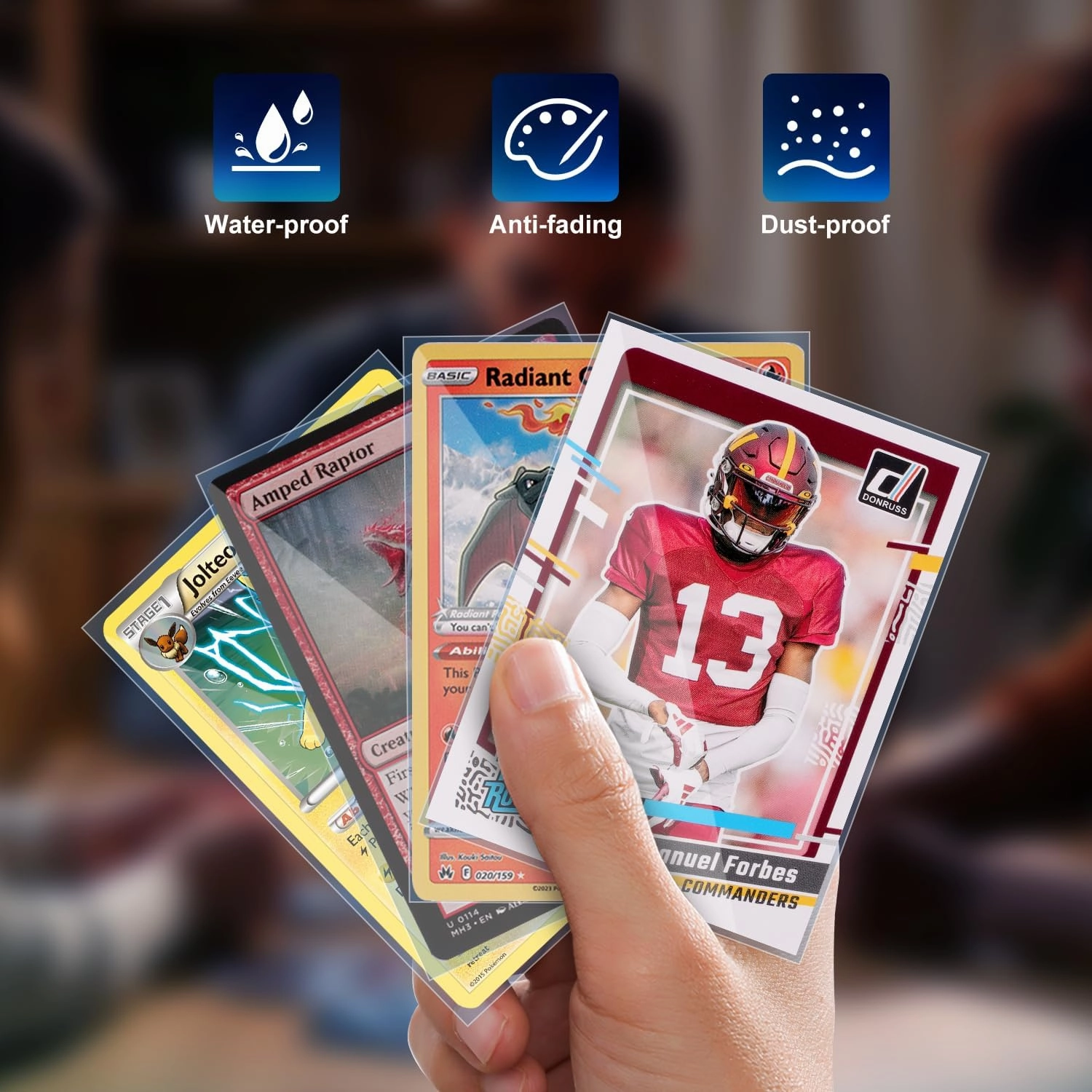5000ct Card Sleeves for Trading Cards, Clear Penny Sleeves, Baseball Card Sleeve, Soft Sports Card Sleeve, Plastic Card Protector Fit for MTG Game Card Standard Cards