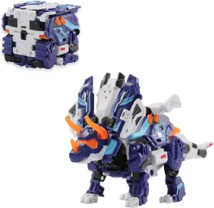52TOYS BEASTBOX BB-55 Sigma Deformation Toys Action Figure, Converting Toys in Mecha and Cube, Perfect Birthday Party Gift for Teens and Adults, Designed by Triceratops