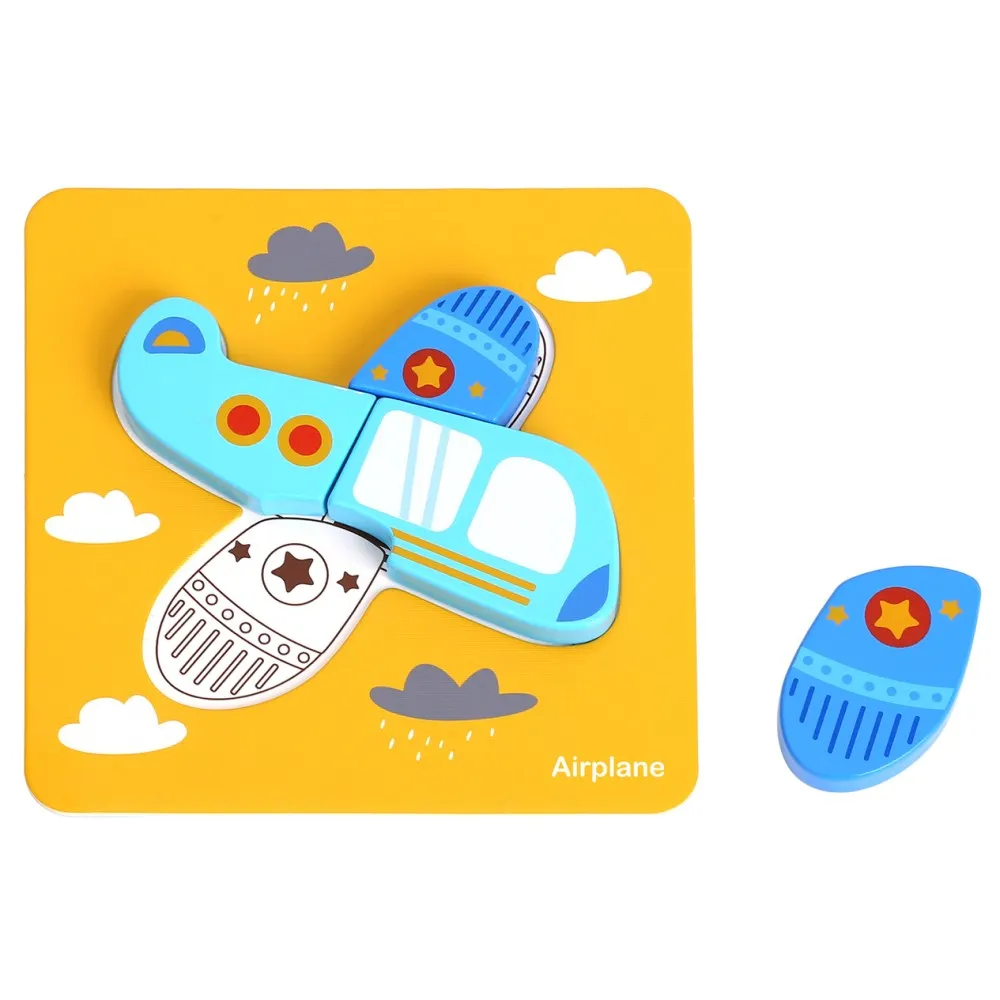 6 In 1 Mini Transportation Shape Sorter Puzzle