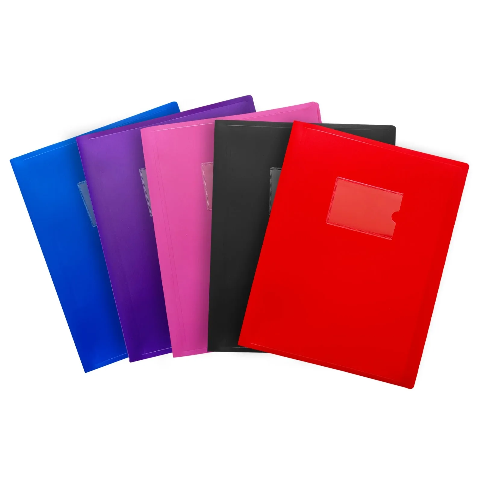 A4 Blue Flexible Cover 100 Pocket Display Book