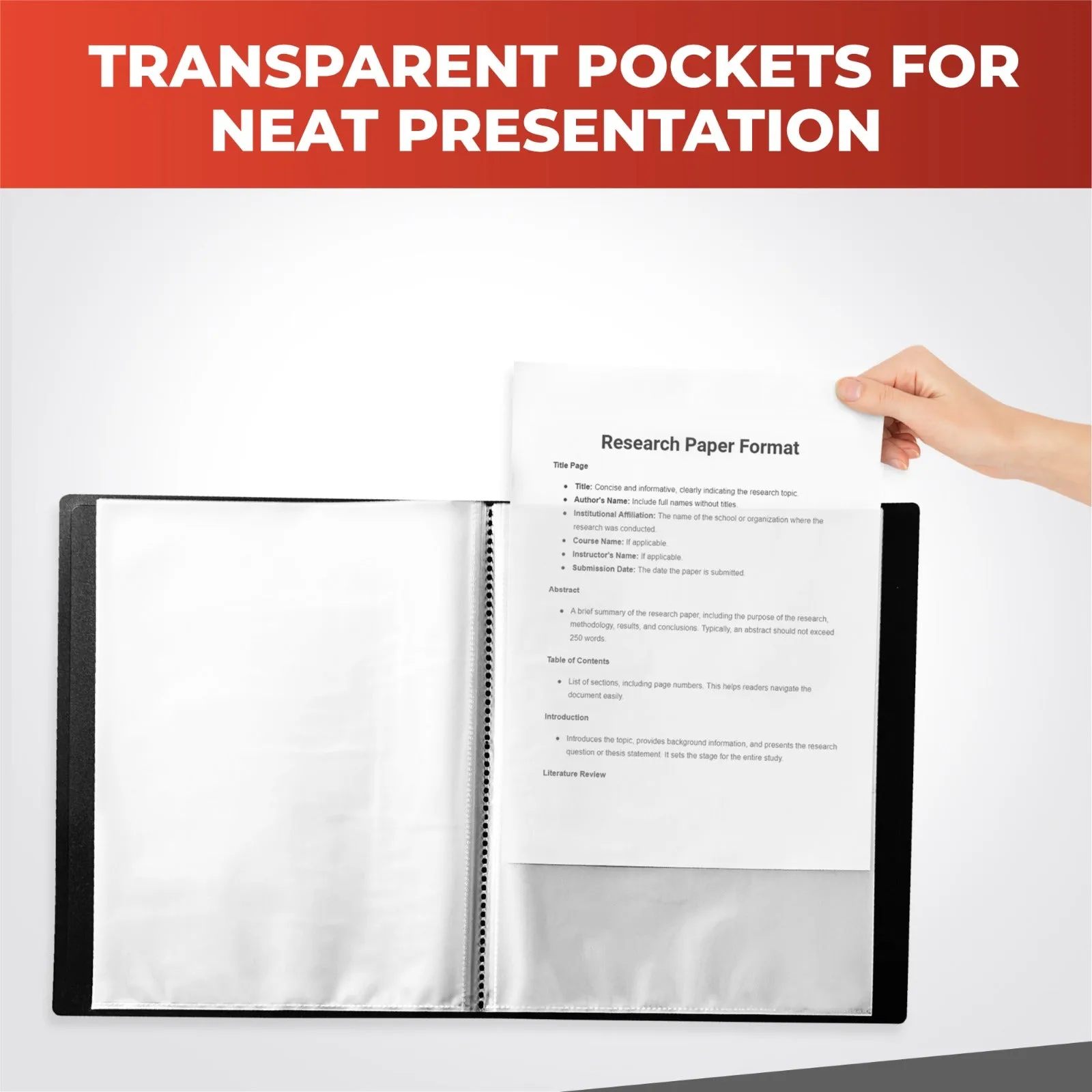 A4 Blue Flexible Cover 100 Pocket Display Book