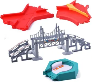 Accessories Set for DIY Tracks, Tracks Accessories Replacement Only Compatible with Most Flexible Racing Tracks (Type 1)