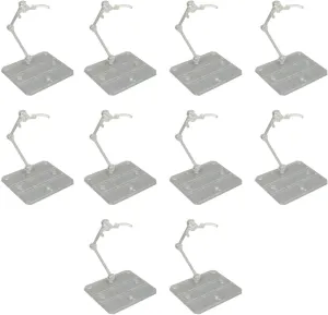 Action Figure Stand 10 Sets Transparent Display Stand,Figure Stand Solid Acrylic Anime Figure Model Display Stand Support Holder Base, Doll Model Support Stand ,Figuras Anime For Sd Bb Doll Model Figu