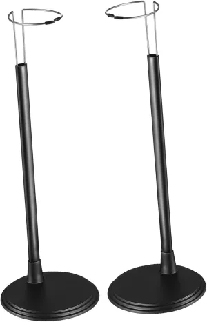 Adjustable Doll Stands Black Doll Holders Racks for Action Figure Display
