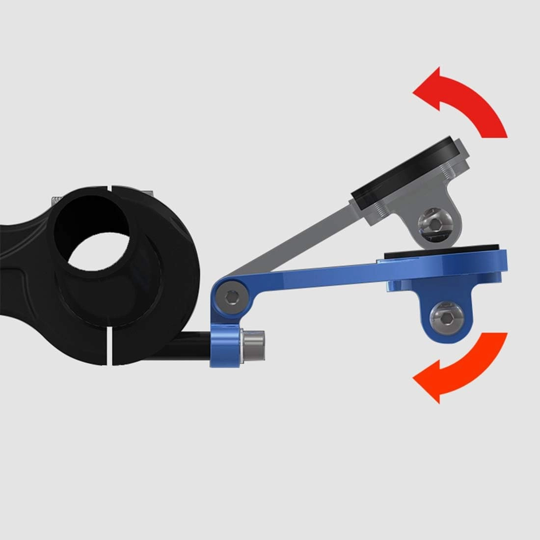 Adjustable Out Front Bike Computer Combo Extended Mount for Garmin Edge Gopro 25 130 200 500 510 520 800 810 820 1000 1030