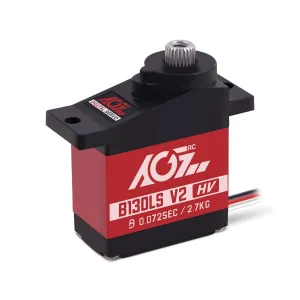 AGFRC Sub-Micro RC Steering Servo-Motor - Upgrade Metal Case Titanium Gear 0.072Sec High Speed HV Mini Servo for 1/14 1/18 1/24 RC Car Crawler Plane (B13DLS V2)