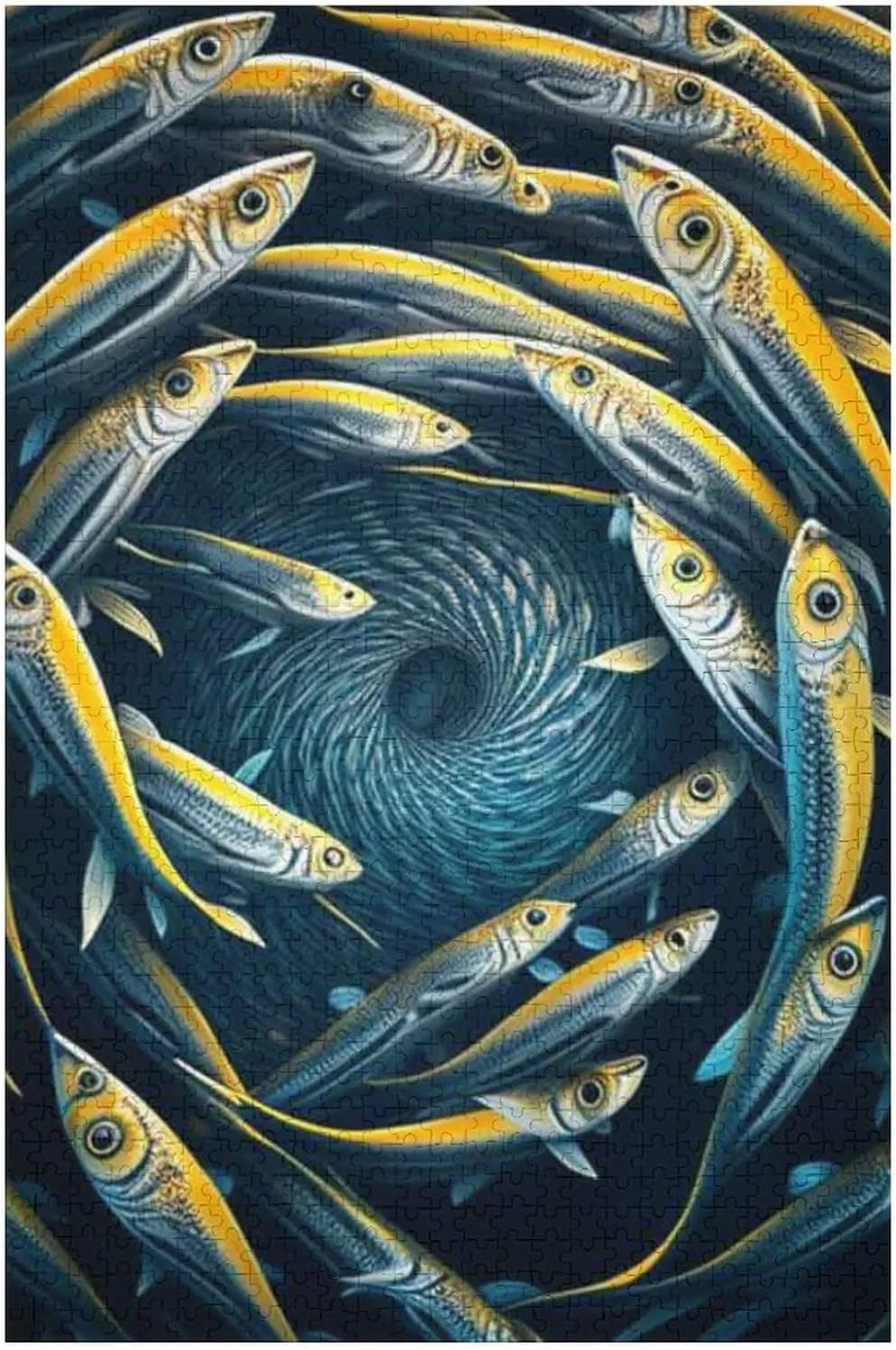 Animal Jigsaw Puzzles, Beautiful Fishes Themed Puzzles for Adults - 1000 Pieces Jigsaw Puzzles, Educational Games Gift for Elders Family and Friends