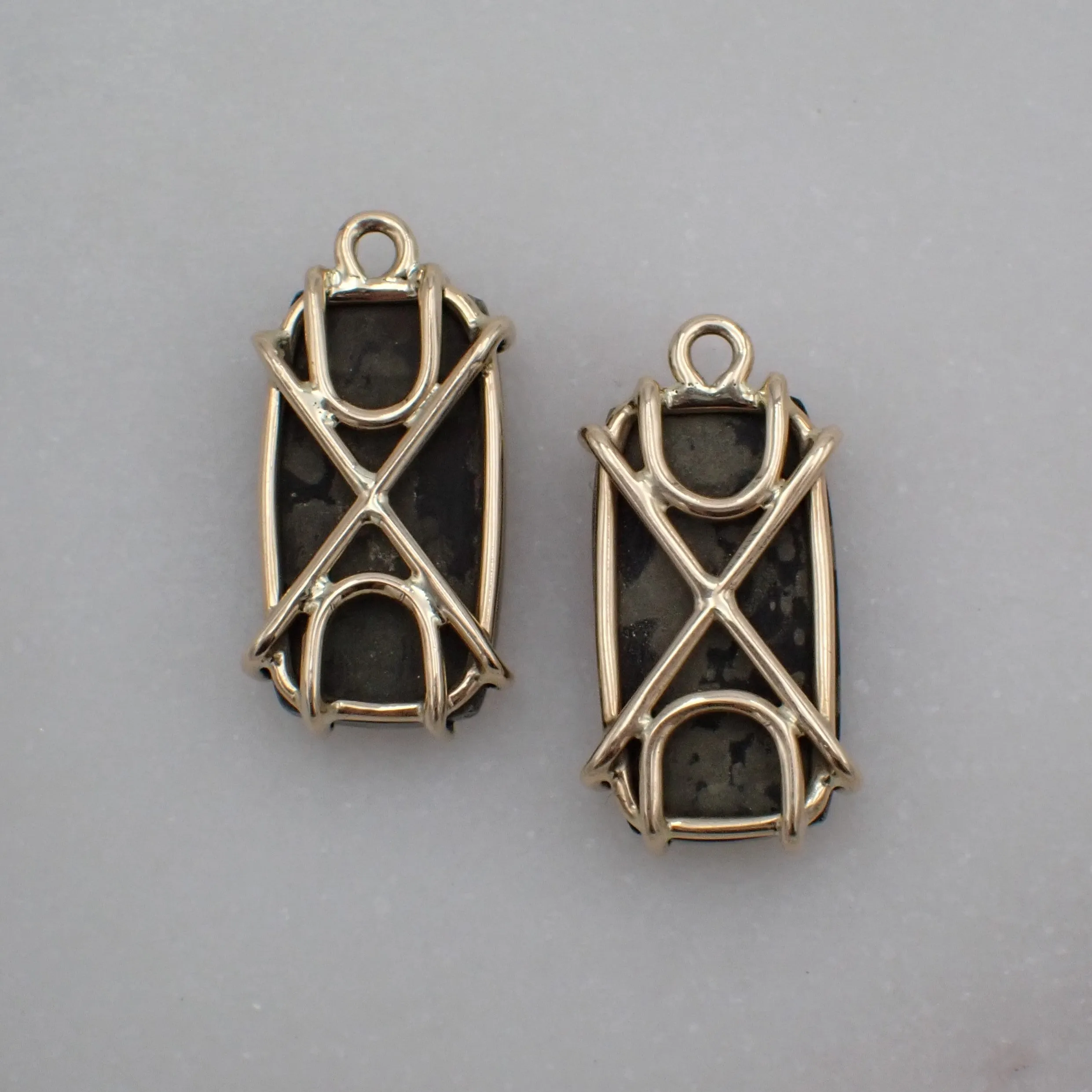 Apache Gold Charms - Changeable Earrings