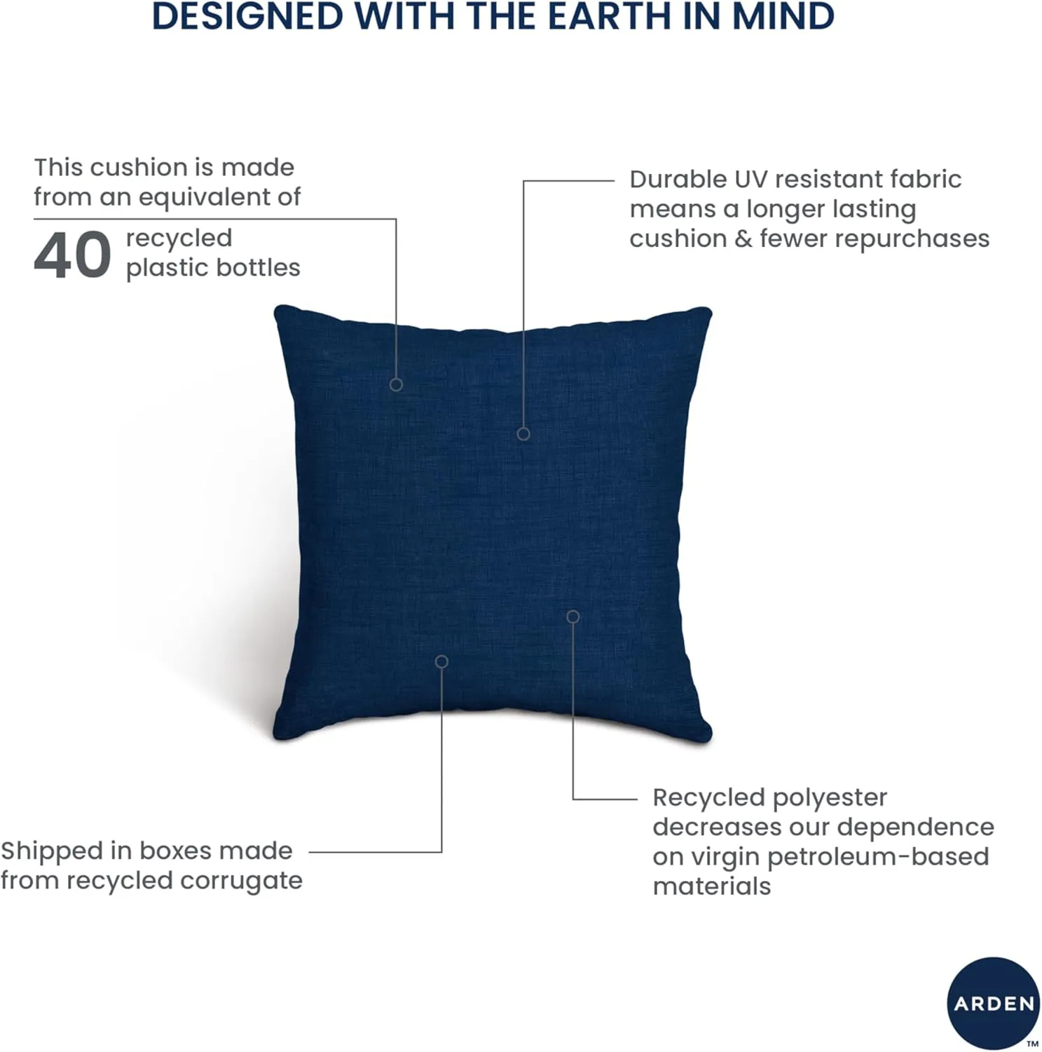 Arden Outdoor Toss Pillow, Set of 2, 16 x 16, Rain-Proof, Fade Resistant 16 x 16, Ashland Black Jacobean
